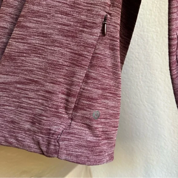 Lululemon Heathered Burgundy Pullover - Picture 6 of 9